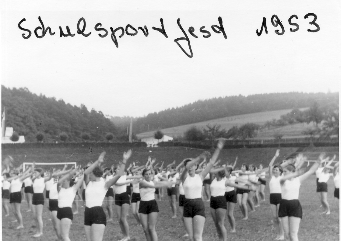 1953 Schulsportfest Michelstadt